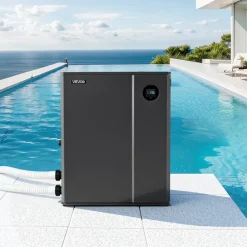 VEVOR Pool Heat Pump Max 104790 BTU, Electric Pool Heater for In-Ground Up to 27738 Gallons, All-DC Inverter Technology, WiFi & App Remote Control, Multiple Protection for Swimming Parties