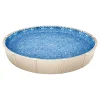 VEVOR Pool Liner, 30ft Round Pool Liner, Uinbead Style, Durable Vinyl Pool Liner, Standard Gauge, 52in Wall Height, Pool Liner Replacement for Steel Sided Above-Ground Swimming Pools