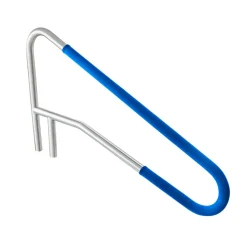VEVOR Pool Rail, 54 x 32 inch Pool Handrail, 220 lbs Load Capacity Heavy Duty 304 Stainless Steel Swimming Handrail, Detachable Nonslip Sleeve, Recessed or Base Mount, for Poolside, Water Parks
