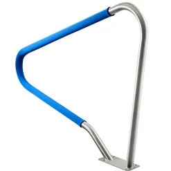 VEVOR Pool Rail, 48 x 36 inch Pool Handrail, 220 lbs Load Capacity Heavy Duty 304 Stainless Steel Swimming Handrail, Detachable Nonslip Sleeve, Rich Accessories, for Poolside, Water Parks, Spa Centers