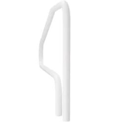 VEVOR Pool Rail, 48 x 32 inch Pool Handrail, 220 lbs Load Capacity Heavy Duty Stainless Steel Swimming Handrail, Seamless Welding, Recessed or Base Mount, for Poolside, Water Parks, Spa Centers