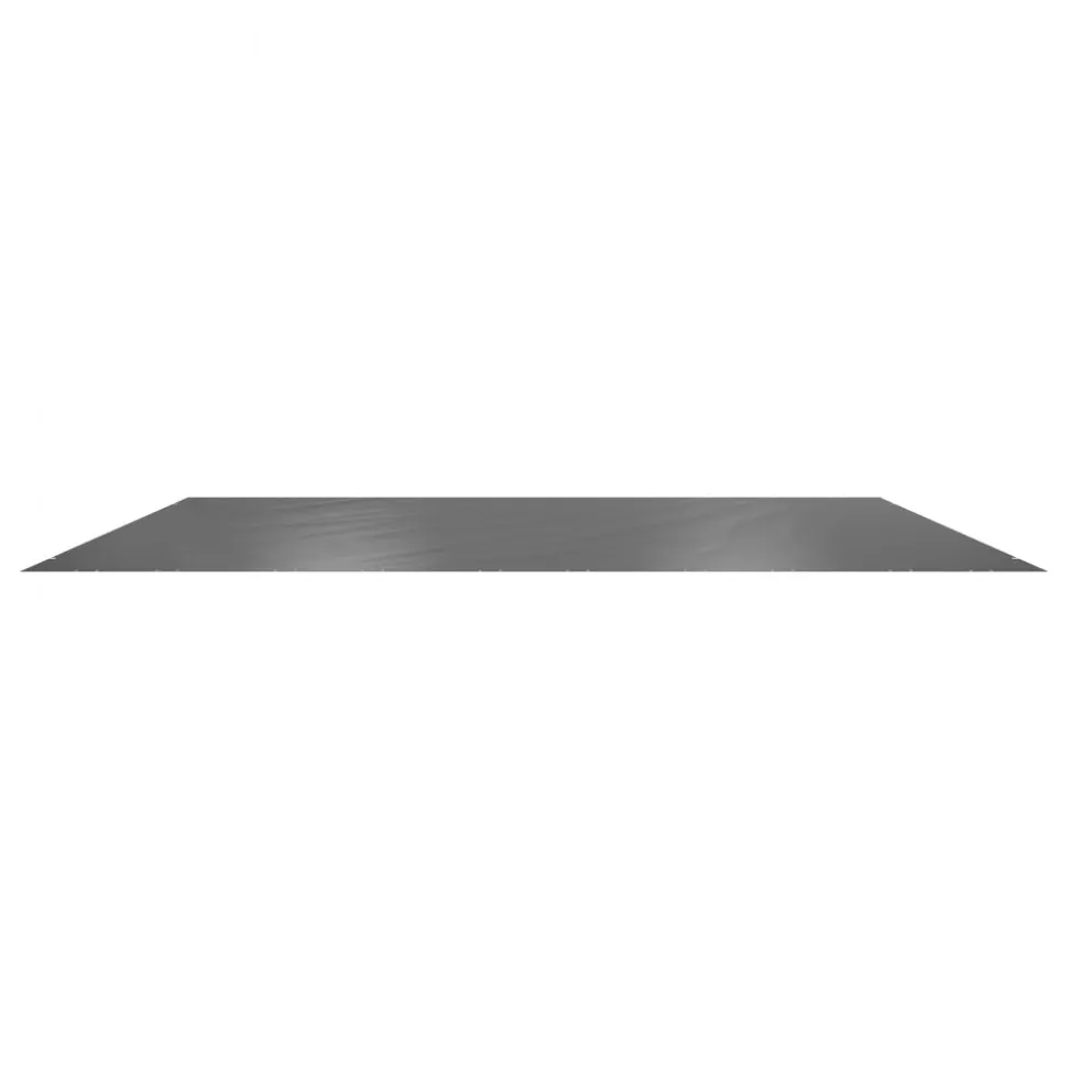 VEVOR Pool Safety Cover Fits 10.5x18.6ft Rectangle Inground Pools, Safety Pool Cover with Drainage Holes, Mesh Pool Cover for Swimming Pool, PVC Winter Safety Cover, Dark Grey