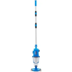 VEVOR Pool Vacuum, 26 GPM Handheld Cordless Hot Tub Vacuum with Extension Pole, for Deep Cleaning & Strong Suction, Rechargeable Pool Cleaner, Running up to 1Hour, for Above Ground/Inground Pool Spas