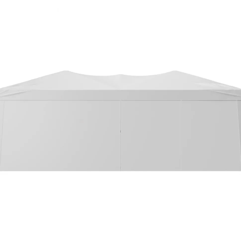 VEVOR Pop Up Canopy, 10 x 20 FT Instant Canopy Portable Gazebo with 3 Sidewalls & 2 Ventilated Windows, Height Adjustable Pop-Up Outdoor Shelter Tent for Events, Patio, Backyard, Party, Parking