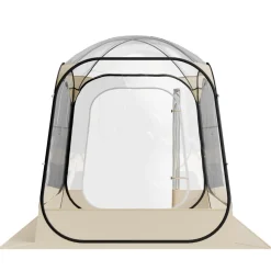 VEVOR Pop up Sports Tent, 63x63 in Clear Bubble Tent for 2-4 Persons, Waterproof Outdoor Pod with Floor Mat & Top Cover, Garden Igloo Dome Tents Camping Shelter for Events Fishing Cheering