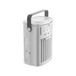 VEVOR Portable Air Conditioner, 4-in-1 Evaporative Air Cooler with Remote Control, 3-Speed Mini Air Conditioner with Timer, 3 Mist Levels, 1L Water Tank, 120° Oscillating Mini AC Fan for Desktop Home