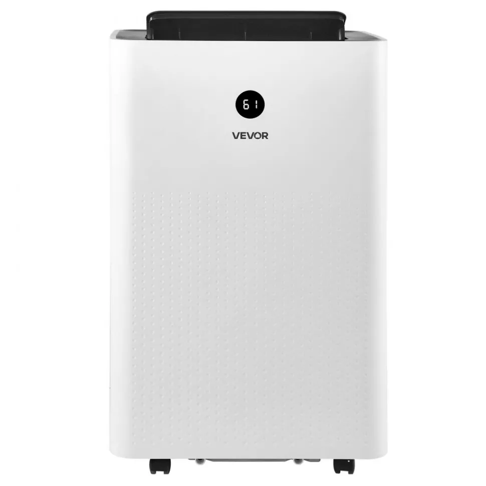 VEVOR Portable Air Conditioner, 12000 BTU ASHRAE (8150 BTU SACC) 4-in-1 Standing Cooling Ac Unit, LED Touch Panel & Remote Control, 24h Timer, Cooling, Dehumidifier, Fan, Sleep Mode for Room Indoor