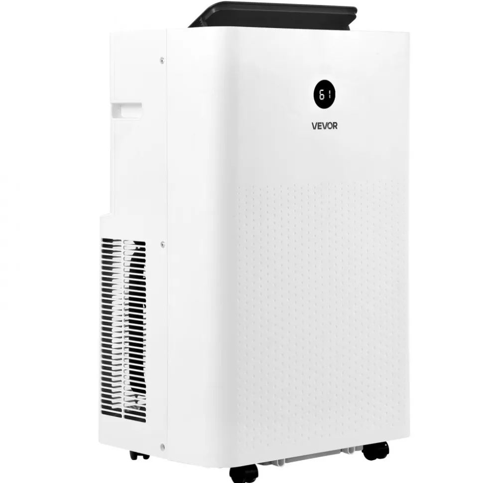 VEVOR Portable Air Conditioner, 12000 BTU ASHRAE (8150 BTU SACC) 4-in-1 Standing Cooling Ac Unit, LED Touch Panel & Remote Control, 24h Timer, Cooling, Dehumidifier, Fan, Sleep Mode for Room Indoor