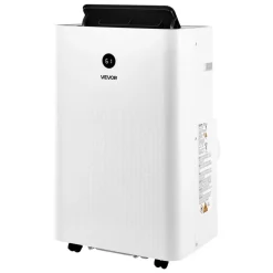 VEVOR Portable Air Conditioner, 12000 BTU ASHRAE (8150 BTU SACC) 4-in-1 Standing Cooling Ac Unit, LED Touch Panel & Remote Control, 24h Timer, Cooling, Dehumidifier, Fan, Sleep Mode for Room Indoor