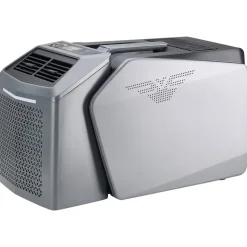 VEVOR Portable Air Conditioner, 5000 BTU 3-Speed Air Conditioning Unit with 24H Timer, Air Portable AC Adjustable from 16-32℃, Compatible with AC/DC for Outdoor Tent Camping, RVs or Home Use, Grey