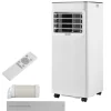 VEVOR Portable Air Conditioner, 10000 BTU ASHRAE (6000 BTU SACC) 3-in-1 Standing Cooling Ac Unit, with LED Touch Panel & Remote Control, 24h Timer, Cooling, Dehumidifier, Fan for Room Indoor, White