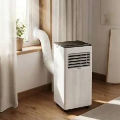 VEVOR Portable Air Conditioner, 10000 BTU ASHRAE (6000 BTU SACC) 3-in-1 Standing Cooling Ac Unit, with LED Touch Panel & Remote Control, 24h Timer, Cooling, Dehumidifier, Fan for Room Indoor, White