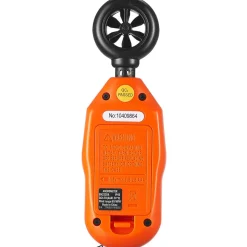 VEVOR Portable Anemometer, Temperature Range 14℉-113℉, Equipped with LED Backlit Display, Captures Wind Speed, Temperature, Air Volume, and Chill Factor, Ideal for Boating, Kite Surfing, Drone Pilo