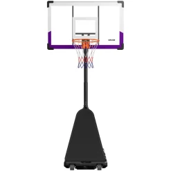 VEVOR Portable Basketball Stand, 10 ft Height Adjustment Basketball Hoop & Goal, Basketballs Hoop Outdoor with 48 inch PC Backboard for Kids, Adults in Schools, Parks, Indoor & Outdoor Use
