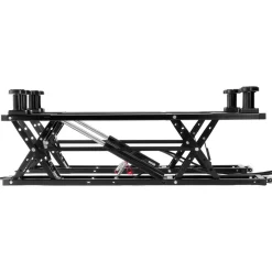 VEVOR Portable Car Lift, 7000 lbs Capacity, Heavy Duty Steel Truck Lift with 26.8" Max Height, Pneumatic Pump, Wheels, 4 Rubber Pads & 4 Lifting Columns for Cars, SUVs, Trucks, Home Garage or Shop Use