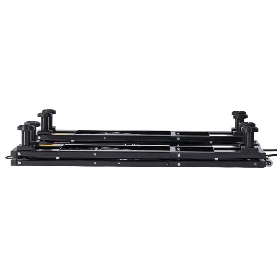 VEVOR Portable Car Lift, 5000 lbs Capacity, Heavy Duty Quick Lift with 25.6" Max Height, Pneumatic Pump, Wheels, 4 Rubber Pads & 4 Lifting Columns for Cars, Compact SUVs, Mini Trucks, Garage or Shop