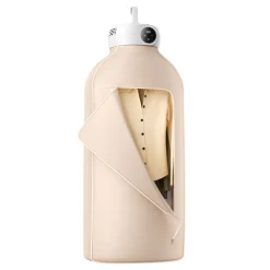 VEVOR Portable Clothes Dryer, Clothes Dryer with Dryer Bag, PTC Heating & LED Display, Foldable Mini Dryer with 5-H Timer for Apartments, Dorms, RVs, or Hotels, 600W, Beige