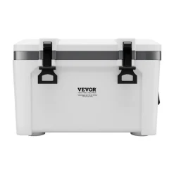 VEVOR Portable Cooler, 26 QT Hard Cooler with Ice Retention, Heavy-Duty Handles and Strap, Lightweight Rigid Material Insulated Portable Cooler, Suitable for Family Picnics and Short Trips
