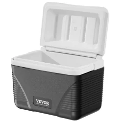 VEVOR Portable Cooler, 8.5 QT Hard Cooler with Ice Retention and Heavy-Duty Handles, Lightweight Rigid Material Insulated Portable Cooler, Suitable for Family Picnics and Short Trips