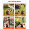VEVOR Portable Cordless Pressure Washer with 2.64 Gal Tank, Foldable Power Washer 109 Max PSI, 3 Nozzles, Magnetic Sponge Brush & Soft Bristle Brush,78.7 in Hose, for Bike Cleaning, Patio, Camping