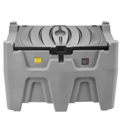 VEVOR Portable Diesel Tank, Separated 106 Gal Diesel & 8 Gal DEF Storage Tank, Leakproof Fuel Transfer Tanks with Pump & 13 Ft Hose, 10 GPM Flow Rate, Gas Storage Tanks for Easy Fuel Transportation