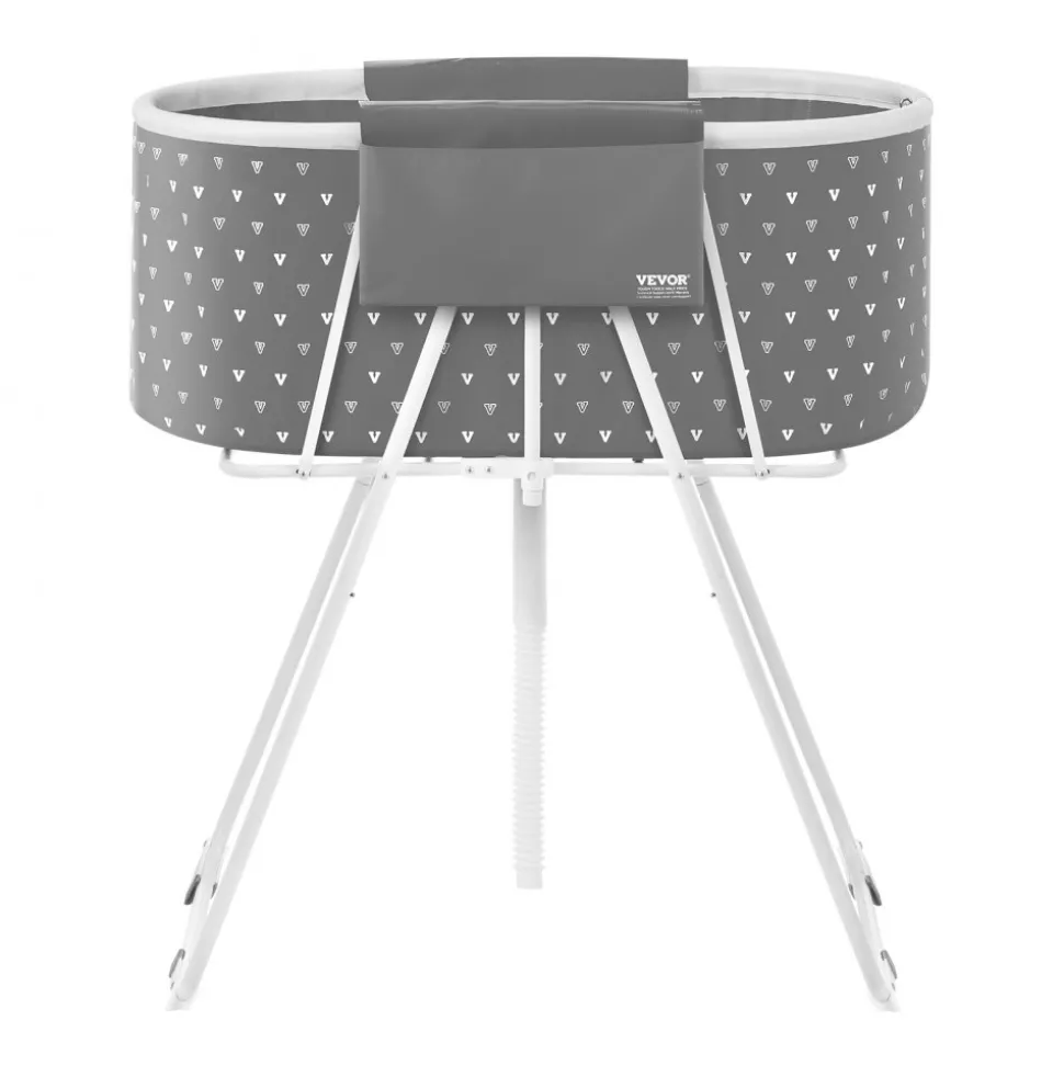 VEVOR Portable Dog Bathtub, Elevated & Foldable Space-saving Pet Shower Station with Efficient Drainage, Bathing Tub for Washing & Grooming Small and Medium Size Dogs and Cats Indoor & Outdoor, Grey