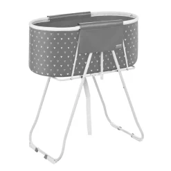 VEVOR Portable Dog Bathtub, Elevated & Foldable Space-saving Pet Shower Station with Efficient Drainage, Bathing Tub for Washing & Grooming Small and Medium Size Dogs and Cats Indoor & Outdoor, Grey