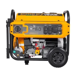 VEVOR Portable Generator, Gasoline 13500W Peak Watt & LPG 12000W Peak Watt Dual Fuel Generator, Home Backup Generators with Electric Start, Gasoline & LPG Powered, CO Sensor, 20A & 50A Outlets