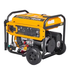 VEVOR Portable Generator, Gasoline 13500W Peak Watt & LPG 12000W Peak Watt Dual Fuel Generator, Home Backup Generators with Electric Start, Gasoline & LPG Powered, CO Sensor, 20A & 50A Outlets
