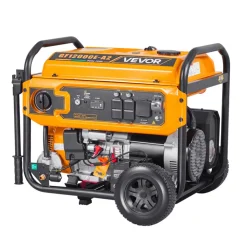 VEVOR Portable Generator, Gasoline 13500W Peak Watt & LPG 12000W Peak Watt Dual Fuel Generator, Home Backup Generators with Electric Start, Gasoline & LPG Powered, CO Sensor, 20A & 50A Outlets