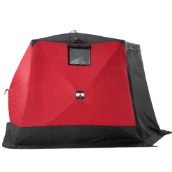 VEVOR Portable Ice Shelter, 4-6 Person Insulated Pop-Up Ice Fishing Tent, 50 Square Feet Fishable Area, Thermal Ice Shanty for Winter Fishing, Ice Cube with Anchors, Ropes, Carrying Bag, 130