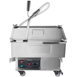 VEVOR Portable Oil Filtering Unit, 18L Capacity, 10 L/min Filtering Speed, Equipped with Swivel Casters and Oil Hose, Ideal for Fast Food Venues