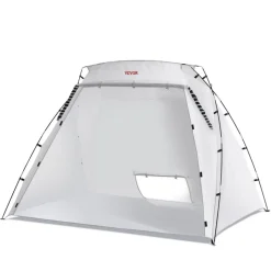 VEVOR Portable Paint Booth, Larger Spray Paint Tent with Built-in Floor & Mesh Screen, Painting Tent Station for Furniture DIY Hobby Tool, 10x7x6ft Spray Paint Shelter