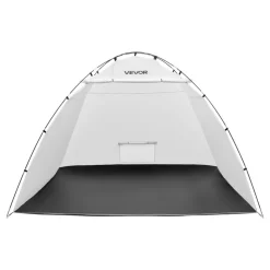 VEVOR Portable Paint Booth Tent, 116.14 x 114.96 x 79.53 inch Painting Tent Station, Spray Shelter with Built-in Floor & Mesh Screen, Large Space, Oxford Spray Painting Tents for Cupboard, Chairs