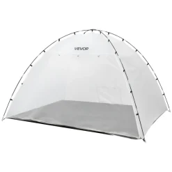 VEVOR Portable Paint Booth Tent, 115.35 x 90.55 x 74 inch Painting Tent Station, Spray Shelter with Built-in Floor & Mesh Screen, Large Space, Oxford Spray Painting Tents for Cupboard, Chairs, Tables