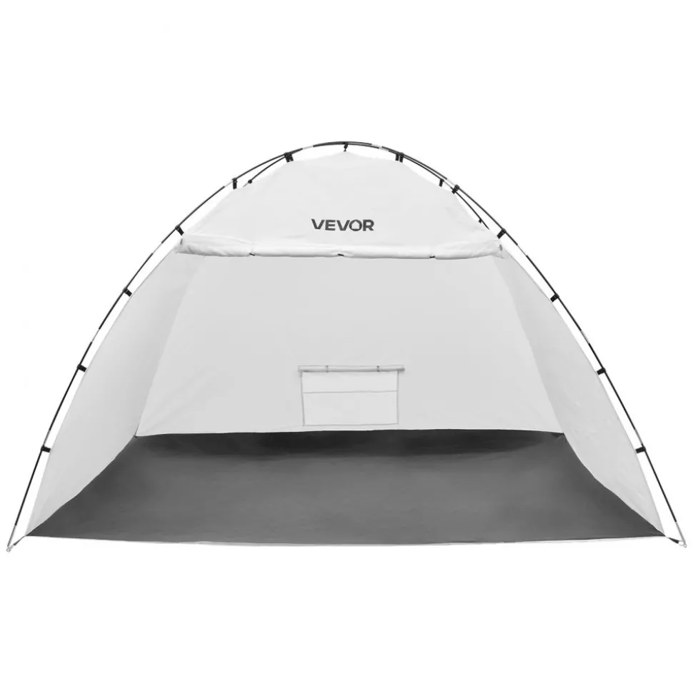 VEVOR Portable Paint Booth Tent, 115.35 x 90.55 x 74 inch Painting Tent Station, Spray Shelter with Built-in Floor & Mesh Screen, Large Space, Oxford Spray Painting Tents for Cupboard, Chairs, Tables
