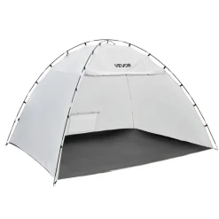 VEVOR Portable Paint Booth Tent, 115.35 x 90.55 x 74 inch Painting Tent Station, Spray Shelter with Built-in Floor & Mesh Screen, Large Space, Oxford Spray Painting Tents for Cupboard, Chairs, Tables