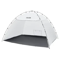 VEVOR Portable Paint Booth Tent, 115.35 x 90.55 x 74 inch Painting Tent Station, Spray Shelter with Built-in Floor & Mesh Screen, Large Space, Oxford Spray Painting Tents for Cupboard, Chairs, Tables