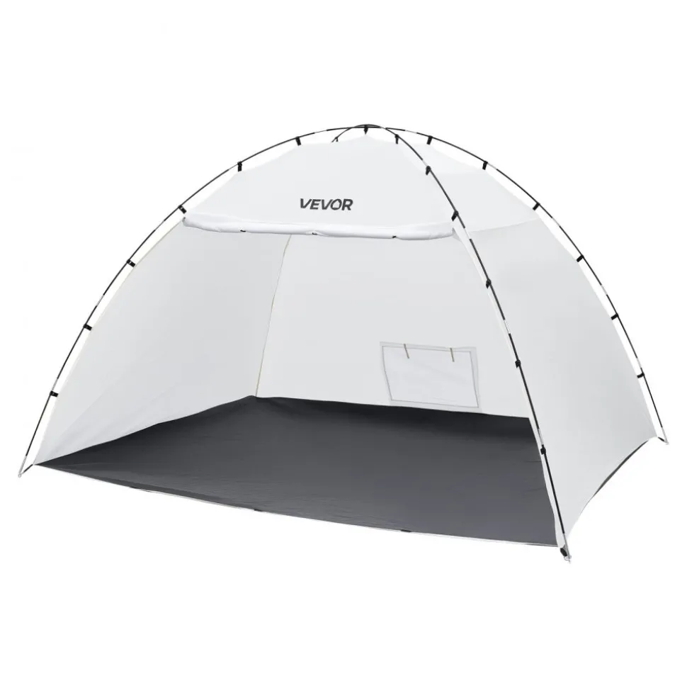 VEVOR Portable Paint Booth Tent, 115.35 x 90.55 x 74 inch Painting Tent Station, Spray Shelter with Built-in Floor & Mesh Screen, Large Space, Oxford Spray Painting Tents for Cupboard, Chairs, Tables