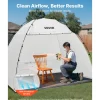 VEVOR Portable Paint Booth Tent, 91.7 x 67.7 x 74.8 inch Painting Tent Station, Spray Shelter with Built-in Floor & Mesh Screen, Large Space, Oxford Spray Painting Tents for Cupboard, Chairs, Tables
