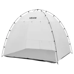 VEVOR Portable Paint Booth Tent, 91.7 x 67.7 x 74.8 inch Painting Tent Station, Spray Shelter with Built-in Floor & Mesh Screen, Large Space, Oxford Spray Painting Tents for Cupboard, Chairs, Tables