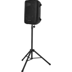 VEVOR Portable PA System, 300W Powered, Sound System Set with 8 Channel Mixer, Dual Speakers, Wireless Bluetooth, Microphone, Compact Stands, USB SD XLR RCA Inputs, Remote Control, for DJs Events