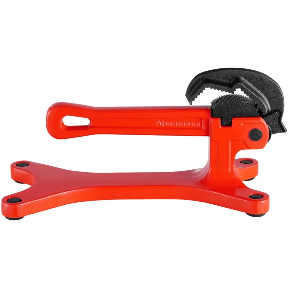 VEVOR Portable Pipe Vise, Lightweight Aluminum Pipe Vise with 1/8" to 1-1/2" Clamping Capacity, Ideal for Onsite Plumbing Installation, Repair, and Maintenance