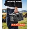 VEVOR Portable Power Station, 600W Solar Generator Power Station, 493Wh LiFePO4 Battery Backup with 8 Output Ports for Home Emergency, Outdoor Camping, RV Travel (Solar Panel NOT Included)