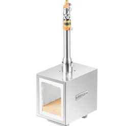 VEVOR Portable Propane Forge, 1 Burner, 2600℉ Tool and Knife Making Blacksmithing Farrier Forge, Large Capacity Square Shape, Stainless Steel Gas Forging Tools and Equipment, Use for Metal Forging
