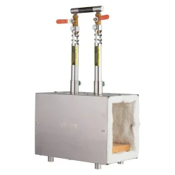 VEVOR Portable Propane Forge, 2 Burners, 2600℉ Tool and Knife Making Blacksmithing Farrier Forge, Large Capacity Square Shape, Stainless Steel Gas Forging Tools and Equipment, Use for Metal Forging