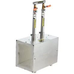 VEVOR Portable Propane Forge, 2 Burners, 2600℉ Tool and Knife Making Blacksmithing Farrier Forge, Large Capacity Square Shape, Stainless Steel Gas Forging Tools and Equipment, Use for Metal Forging
