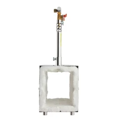 VEVOR Portable Propane Forge, 2 Burners, 2600℉ Tool and Knife Making Blacksmithing Farrier Forge, Large Capacity Square Shape, Stainless Steel Gas Forging Tools and Equipment, Use for Metal Forging