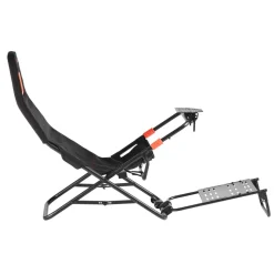 VEVOR Portable Racing Wheel Stand, Foldable & Adjustable Steering Sim Wheel Stand, 18.5 in Seat Inner Width, Compatible with Logitech G923/G920/G29, Thrustmaster T248P, Fanatec, Hori, Mad Catz, Black
