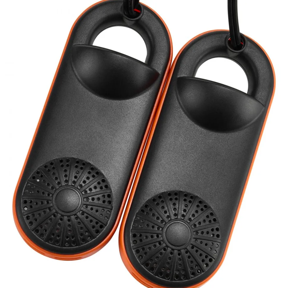 VEVOR Portable Shoe Dryer, Electric Boot Dryer, Deodorized Boot Warmers/Dryer with Quick & Even Drying for Cotton Slippers, Snow Boots, Leather Shoes, Canvas Shoes, Socks, Black & Orange